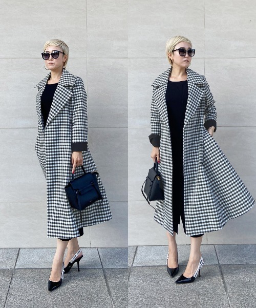 ライナー付き フレアトレンチコート（トレンチコート）｜JENNE