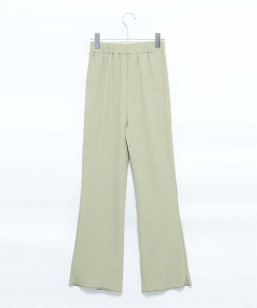 VENCEEXCHANGE(ヴァンスエクスチェンジ)の「ワッフルキーネックセットアップ+ポーチ3点セット(Tシャツ/カットソー・レディース・ベージュ/ミント/オフホワイト・M)」の9枚目の写真