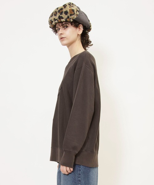 Johnbull（ジョンブル）の「フリースボンバーハット（ハット・メンズ・レオパード/ストライプ・MEDIUM/SMALL）」の4枚目の写真