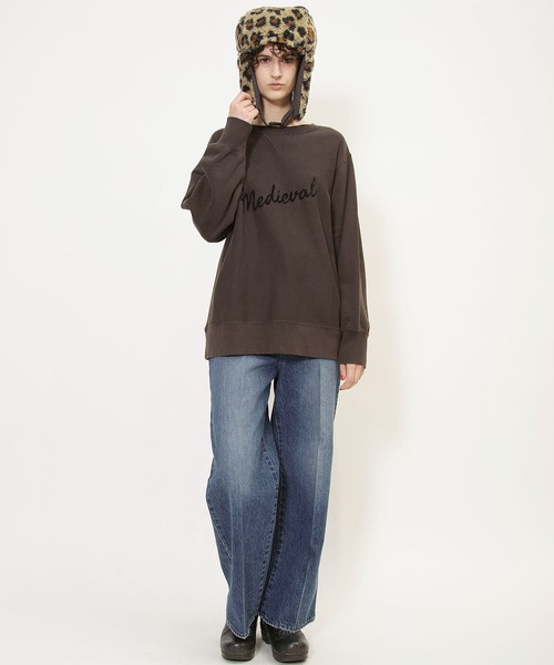 Johnbull（ジョンブル）の「フリースボンバーハット（ハット・メンズ・レオパード/ストライプ・MEDIUM/SMALL）」の6枚目の写真