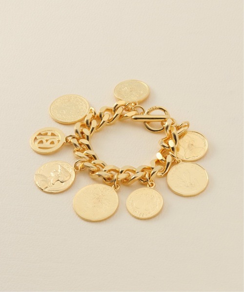 VERMEIL par iena（ヴェルメイユパーイエナ）の「【BEN AMUN/ベン アムン】コインブレスレット◆（ブレスレット・レディース・ゴールド・FREE）」の2枚目の写真