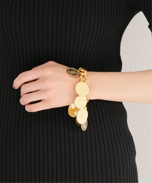 VERMEIL par iena（ヴェルメイユパーイエナ）の「【BEN AMUN/ベン アムン】コインブレスレット◆（ブレスレット・レディース・ゴールド・FREE）」の8枚目の写真