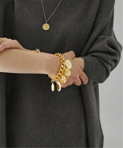 VERMEIL par iena（ヴェルメイユパーイエナ）の「【BEN AMUN/ベン アムン】コインブレスレット◆（ブレスレット・レディース・ゴールド・FREE）」の11枚目の写真