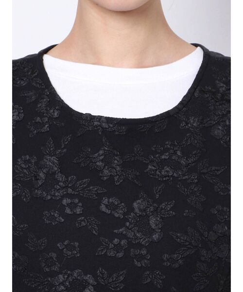 merry jenny（メリージェニー）の「スカラップコンビワンピース（ワンピース・レディース・ライトブルー/ブラック/アイボリー・FREE）」の21枚目の写真