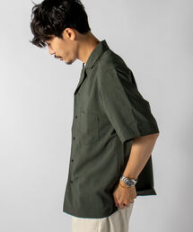 GLOSTER | 《追加》EVALET QUICK DRY OPEN COLLAR オープンカラーシャツ(シャツ/ブラウス)