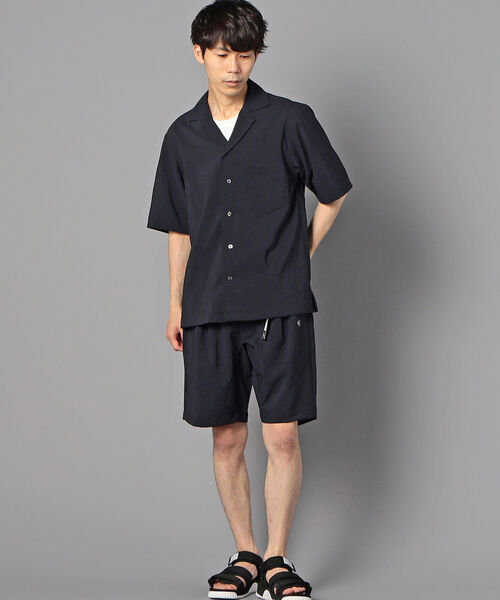 GLOSTER（グロスター）の「《追加》【GLOSTER/グロスター】EVALET QUICK DRY OPEN COLLAR オープンカラーシャツ（シャツ/ブラウス・メンズ・ブラウン/アイボリー/ブラック/オリーブ/ネイビー・MEDIUM/LARGE）」の10枚目の写真