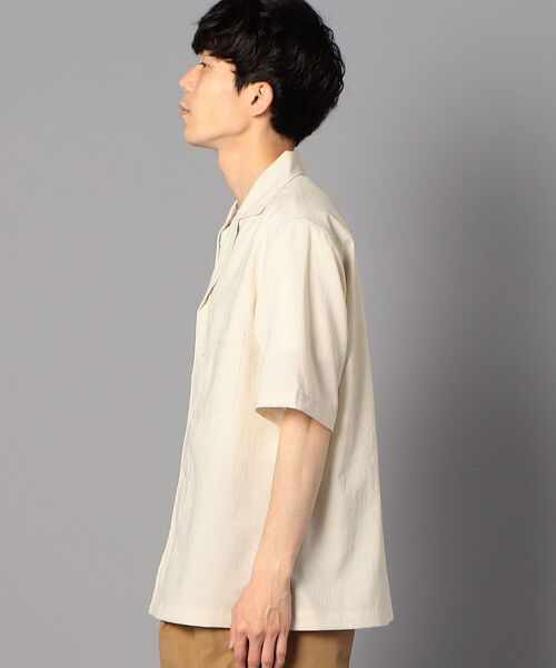 GLOSTER（グロスター）の「《追加》【GLOSTER/グロスター】EVALET QUICK DRY OPEN COLLAR オープンカラーシャツ（シャツ/ブラウス・メンズ・ブラウン/アイボリー/ブラック/オリーブ/ネイビー・MEDIUM/LARGE）」の13枚目の写真