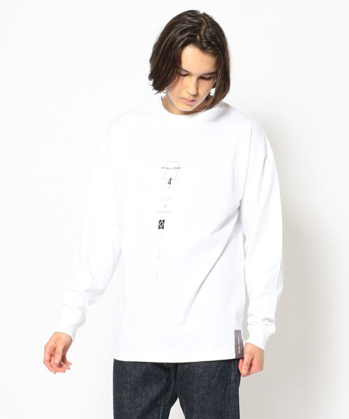 A4A（エーフォーエー）の「A4A(エーフォーエー) CONTRAST LONGSLEEVE Tシャツ（Tシャツ/カットソー・メンズ・ホワイト/ブラック・FREE）」の4枚目の写真
