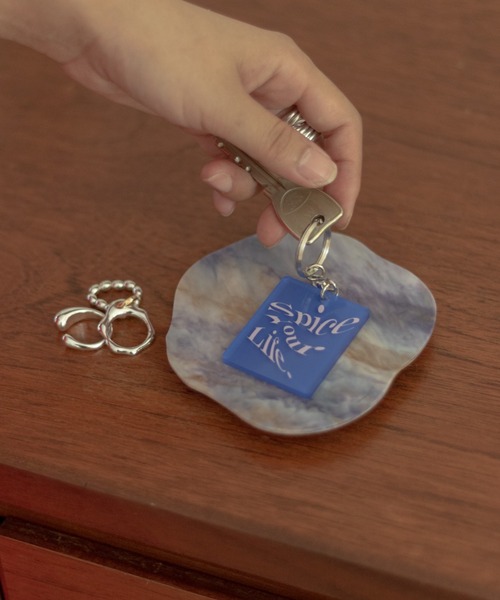 Kastane（カスタネ）の「【Spice Your Life】Curve accessory tray/アクセサリートレイ（その他小物・レディース・ミント/オレンジ/アイボリー/ブラック/ブラウン/グリーン/パープル・FREE）」の10枚目の写真