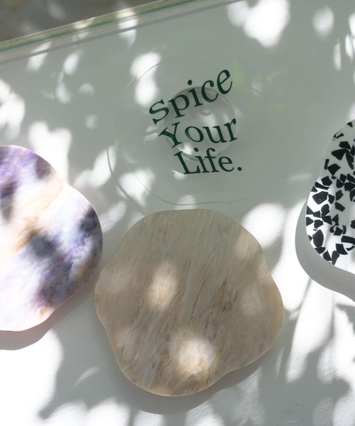 Kastane（カスタネ）の「【Spice Your Life】Curve accessory tray/アクセサリートレイ（その他小物・レディース・ミント/オレンジ/アイボリー/ブラック/ブラウン/グリーン/パープル・FREE）」の15枚目の写真