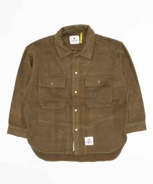 Smoothy(スムージー)の「Smoothy Big Shirts Jacket / スムージー ビッグシャツジャケット(ブルゾン・キッズ・サックスブルー/カーキ/パープル・M/L/XL)」の14枚目の写真