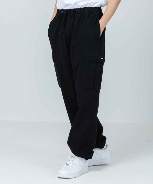 XLARGE（エクストララージ）の「SWEAT CARGO PANTS（スウェットパンツ・メンズ・グリーン/ブラック/アッシュ・L/XL/S/M）」の2枚目の写真