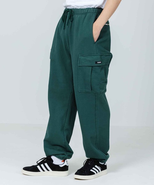 XLARGE（エクストララージ）の「SWEAT CARGO PANTS（スウェットパンツ・メンズ・グリーン/ブラック/アッシュ・L/XL/S/M）」の19枚目の写真