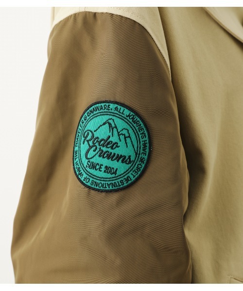 RODEO CROWNS WIDE BOWL(ロデオクラウンズワイドボウル)の「【WEB限定】ミリタリースリーブトレンチコート(トレンチコート・レディース・ベージュ/カーキ・FREE)」の10枚目の写真
