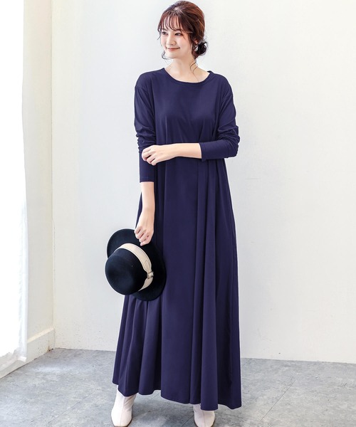 セール】ワンピース ロングワンピース マキシ丈ワンピース 冬 秋