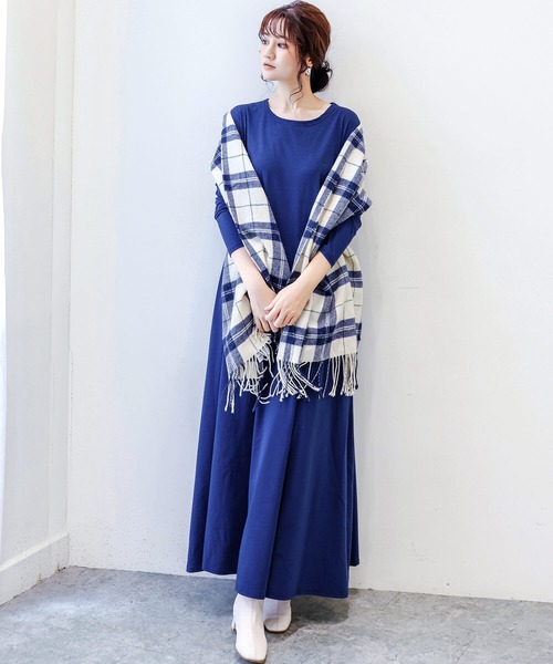 セール】ワンピース ロングワンピース マキシ丈ワンピース 冬 秋