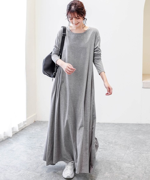 セール】ワンピース ロングワンピース マキシ丈ワンピース 冬 秋