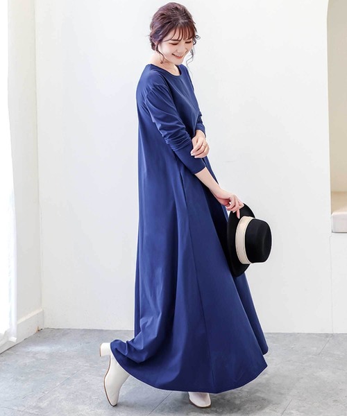 セール】ワンピース ロングワンピース マキシ丈ワンピース 冬 秋