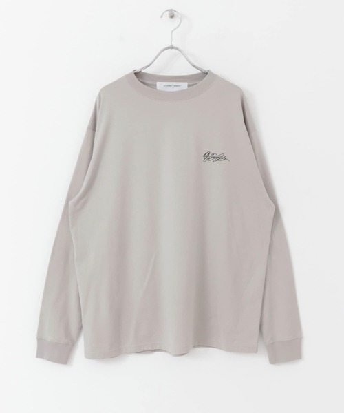 URBAN RESEARCH（アーバンリサーチ）の「GOODBETTERBEST　ROSE DESIGN LONG-TEE（Tシャツ/カットソー・メンズ・ホワイト/グレー・1/2）」の3枚目の写真