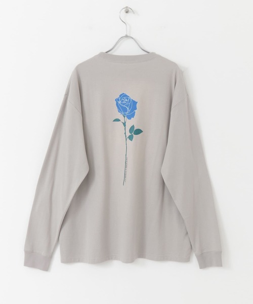 URBAN RESEARCH（アーバンリサーチ）の「GOODBETTERBEST　ROSE DESIGN LONG-TEE（Tシャツ/カットソー・メンズ・ホワイト/グレー・1/2）」の5枚目の写真
