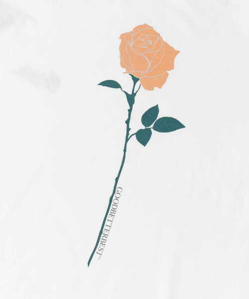 URBAN RESEARCH（アーバンリサーチ）の「GOODBETTERBEST　ROSE DESIGN LONG-TEE（Tシャツ/カットソー・メンズ・ホワイト/グレー・1/2）」の7枚目の写真