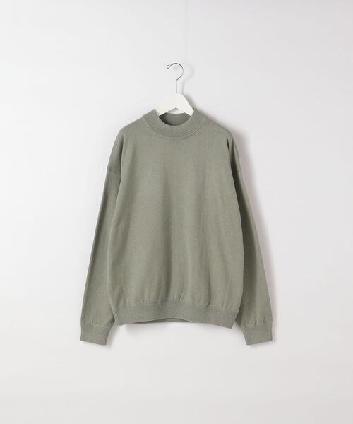 Steven Alan(スティーブンアラン)の「<crepuscule> COTTON/CASHMERE MOCK NECK KNIT/ニット(ニット/セーター・メンズ・ブラック/ライム/ナチュラル・1/2)」の3枚目の写真
