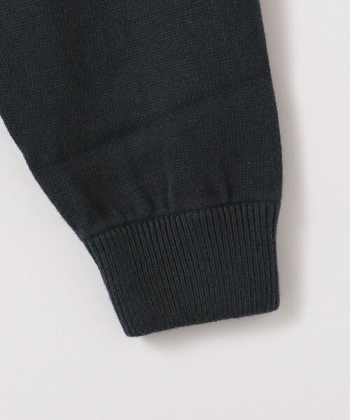 Steven Alan(スティーブンアラン)の「<crepuscule> COTTON/CASHMERE MOCK NECK KNIT/ニット(ニット/セーター・メンズ・ブラック/ライム/ナチュラル・1/2)」の4枚目の写真