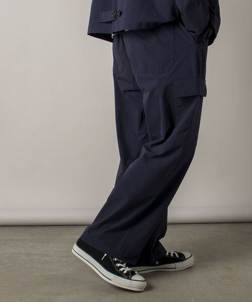GLOSTER（グロスター）の「【RIP-STOP/リップストップ生地使用】【GLOSTER/グロスター】CAMP CARGO PT キャンプカーゴパンツ（その他パンツ・メンズ・ネイビー/ブラック・MEDIUM/LARGE）」の8枚目の写真
