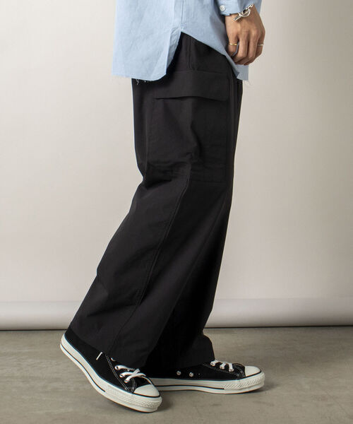 GLOSTER（グロスター）の「【RIP-STOP/リップストップ生地使用】【GLOSTER/グロスター】CAMP CARGO PT キャンプカーゴパンツ（その他パンツ・メンズ・ネイビー/ブラック・MEDIUM/LARGE）」の14枚目の写真