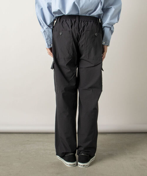 GLOSTER（グロスター）の「【RIP-STOP/リップストップ生地使用】【GLOSTER/グロスター】CAMP CARGO PT キャンプカーゴパンツ（その他パンツ・メンズ・ネイビー/ブラック・MEDIUM/LARGE）」の4枚目の写真