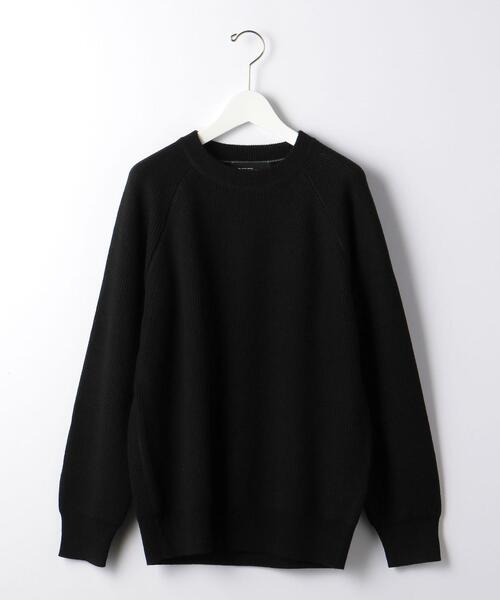 green label relaxing（グリーンレーベルリラクシング）の「＜green label relaxing＞カタアゼラグランクルーネック ニット -ウォッシャブル-（ニット/セーター・メンズ・ライトブルー/ベージュ/ライトグレー/ダークグリーン/ブラック/オレンジ・S/M/XL/L）」の2枚目の写真