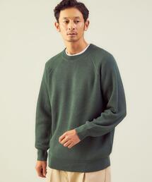 green label relaxing | ＜green label relaxing＞カタアゼラグランクルーネック ニット -ウォッシャブル-(ニット/セーター)