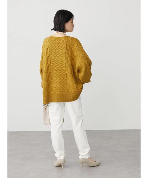 AMERICAN HOLIC（アメリカンホリック）の「裾スリットスウェットパンツ（スウェットパンツ・レディース・チャコールグレー/アイボリー・S/M）」の18枚目の写真