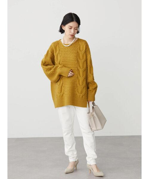 AMERICAN HOLIC（アメリカンホリック）の「裾スリットスウェットパンツ（スウェットパンツ・レディース・チャコールグレー/アイボリー・S/M）」の19枚目の写真