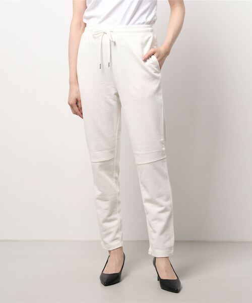 AMERICAN HOLIC（アメリカンホリック）の「裾スリットスウェットパンツ（スウェットパンツ・レディース・チャコールグレー/アイボリー・S/M）」の4枚目の写真