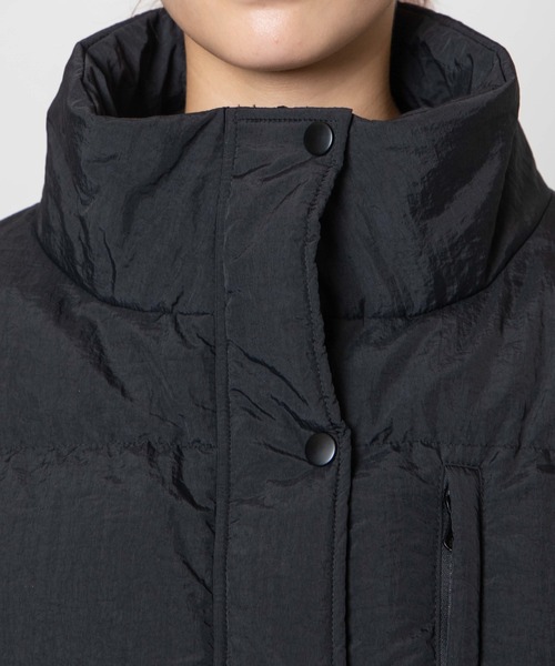 DuKKah（デュカ）の「Dukkah/【低身長向け】スタンド中綿ブルゾン（ダウンジャケット/コート・レディース・アイボリー/ブラック・X-SMALL）」の13枚目の写真