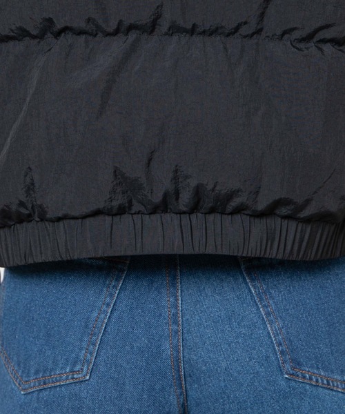 DuKKah（デュカ）の「Dukkah/【低身長向け】スタンド中綿ブルゾン（ダウンジャケット/コート・レディース・アイボリー/ブラック・X-SMALL）」の10枚目の写真