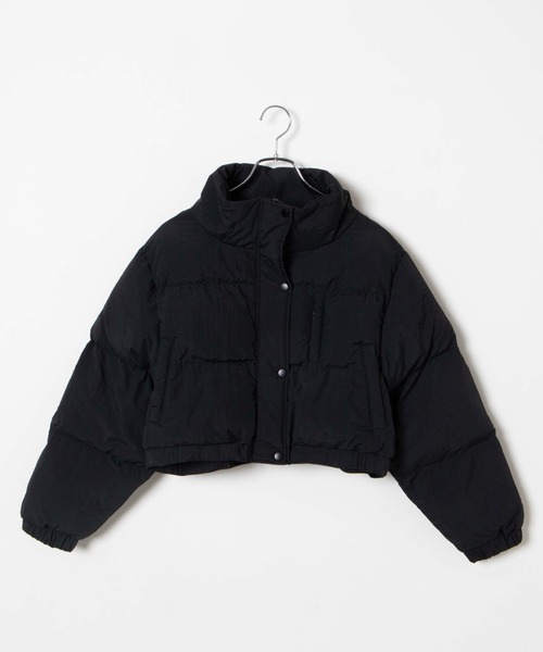 DuKKah（デュカ）の「Dukkah/【低身長向け】スタンド中綿ブルゾン（ダウンジャケット/コート・レディース・アイボリー/ブラック・X-SMALL）」の14枚目の写真