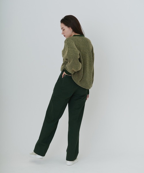 TINA：JOJUN（ティーナジョジュン）の「ハイウエスト チノパンツ TINA：JOJUN（チノパンツ・レディース・ネイビー/グリーン・S/M/XS）」の12枚目の写真