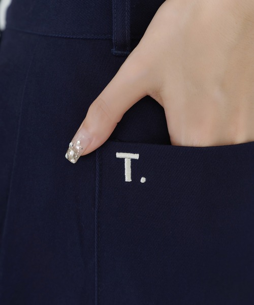 TINA：JOJUN（ティーナジョジュン）の「ハイウエスト チノパンツ TINA：JOJUN（チノパンツ・レディース・ネイビー/グリーン・S/M/XS）」の9枚目の写真