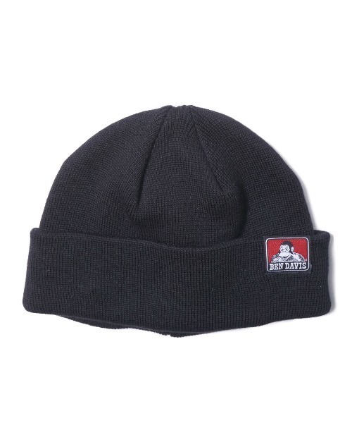 BEN DAVIS(ベンデイビス)の「《BEN DAVIS》2WAY KNIT CAP(ニットキャップ/ビーニー・メンズ・ライトグレー/ブラック/ダークグリーン/ヘザーグレー/キャメル/ホワイト/ベージュ・FREE)」の3枚目の写真