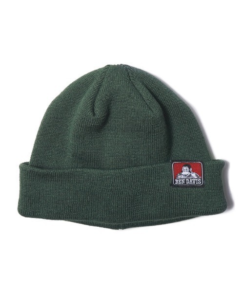 BEN DAVIS(ベンデイビス)の「《BEN DAVIS》2WAY KNIT CAP(ニットキャップ/ビーニー・メンズ・ライトグレー/ブラック/ダークグリーン/ヘザーグレー/キャメル/ホワイト/ベージュ・FREE)」の6枚目の写真