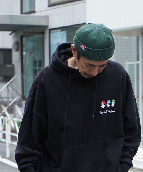 BEN DAVIS(ベンデイビス)の「《BEN DAVIS》2WAY KNIT CAP(ニットキャップ/ビーニー・メンズ・ライトグレー/ブラック/ダークグリーン/ヘザーグレー/キャメル/ホワイト/ベージュ・FREE)」の13枚目の写真