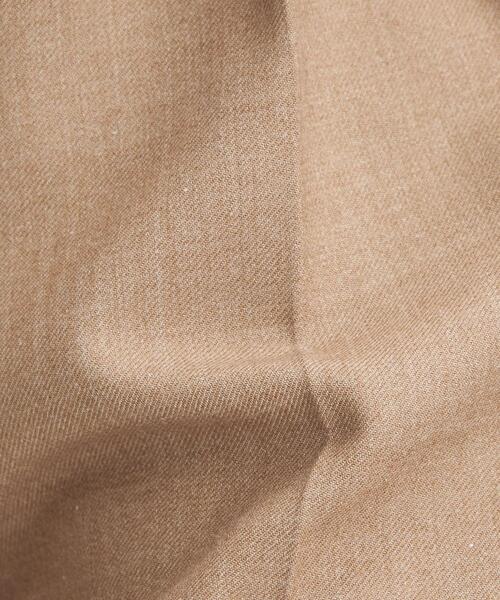 green label relaxing（グリーンレーベルリラクシング）の「TW ツイル ハイウエスト タック パンツ（その他パンツ・レディース・ダークグレー/イエロー/ベージュ・38/36）」の11枚目の写真