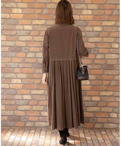 PREFERIR(プレフェリール)の「コーデュロイ ローウエスト ワンピース(ワンピース・レディース・チャコールグレー/ブラック/キャメル/ブラウン・SMALL/MEDIUM)」の14枚目の写真