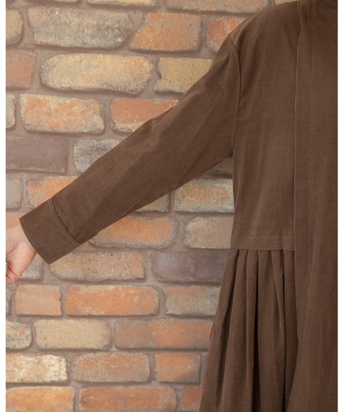 PREFERIR(プレフェリール)の「コーデュロイ ローウエスト ワンピース(ワンピース・レディース・チャコールグレー/ブラック/キャメル/ブラウン・SMALL/MEDIUM)」の9枚目の写真