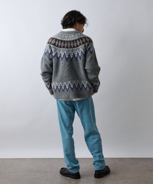 CIAOPANIC TYPY(チャオパニックティピー)の「OSOROノルディッククルーニットプルオーバ-(ニット/セーター・メンズ・ベージュ/グレー・SMALL/MEDIUM/LARGE)」の8枚目の写真