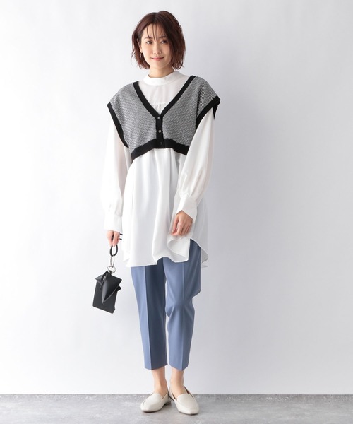 yyy出品 GLOBAL WORK パンツ スラックス ウツクシルエットテーパーパンツ