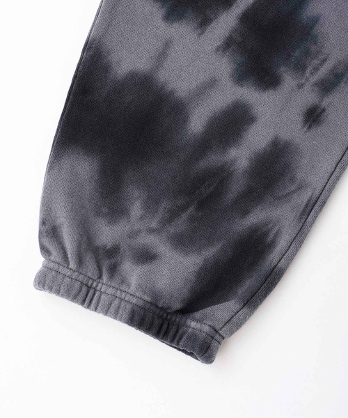 X-girl（エックスガール）の「TIE-DYE SWEAT PANTS（スウェットパンツ・レディース・ブラック/ホワイト/ライトパープル・S/M）」の11枚目の写真
