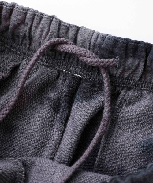 X-girl（エックスガール）の「TIE-DYE SWEAT PANTS（スウェットパンツ・レディース・ブラック/ホワイト/ライトパープル・S/M）」の10枚目の写真